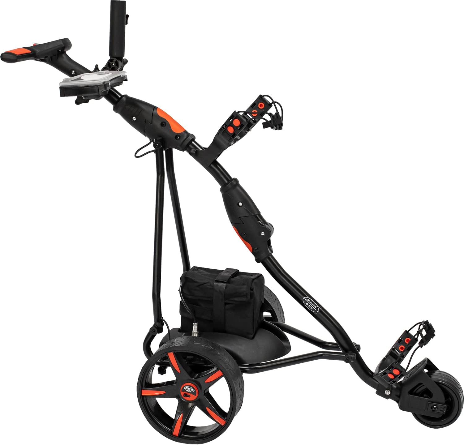 BeeGon GT-S500T Pro, chariot de golf électrique noir et rouge